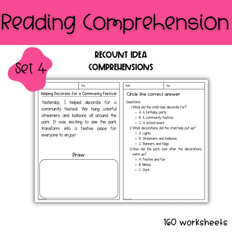 Reading Comprehension Set 4