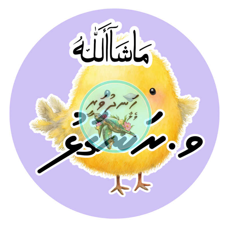 95 Dhivehi Sticker Roll Design - 15
